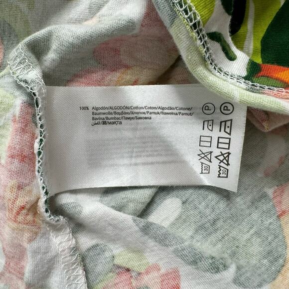 MAYORAL Jungle Tiger Forest Monstera Swing Tank Dress Size 6 116 Green Orange - Picture 4 of 4